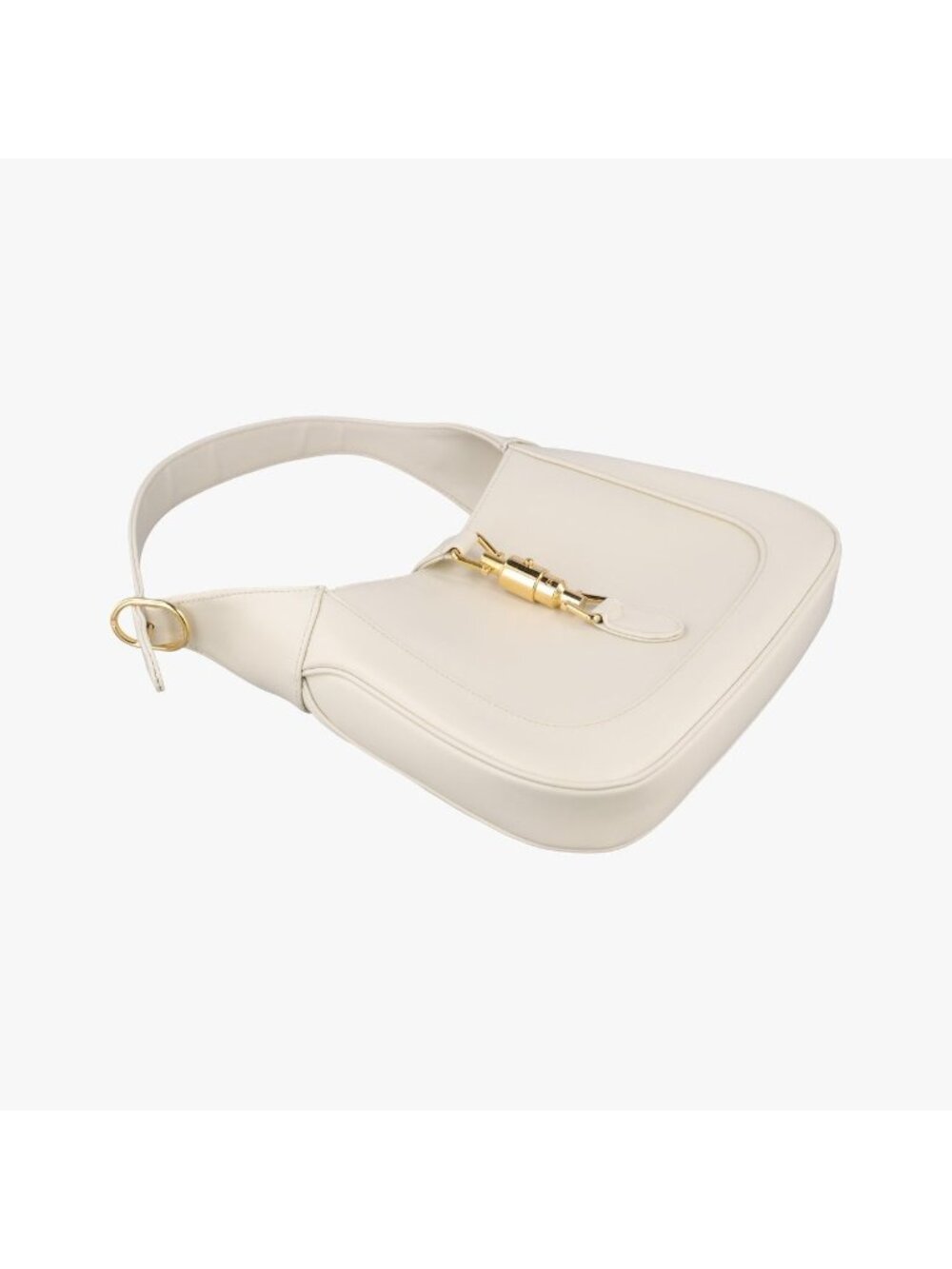 Gucci Jackie 1961 White Leather Shoulder Bag - Picture 5 of 16